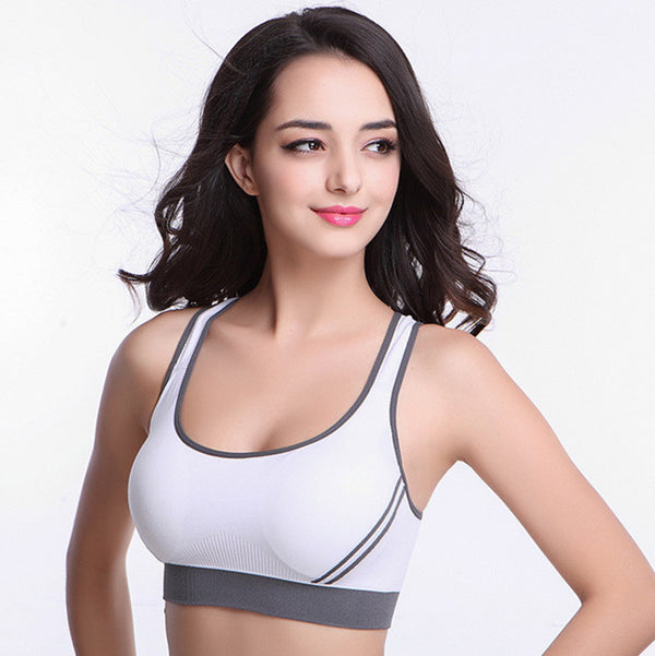 Women Athletic Vest Padded Tank Top Gym Fitness