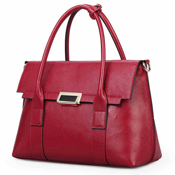 New Leather Handbags, Layer Cowhide Single Shoulder Messenger Bag